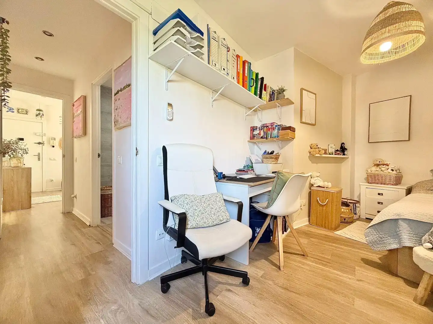 Bedroom of Flat for sale in Terrassa  with Heating, Parquet flooring and Terrace