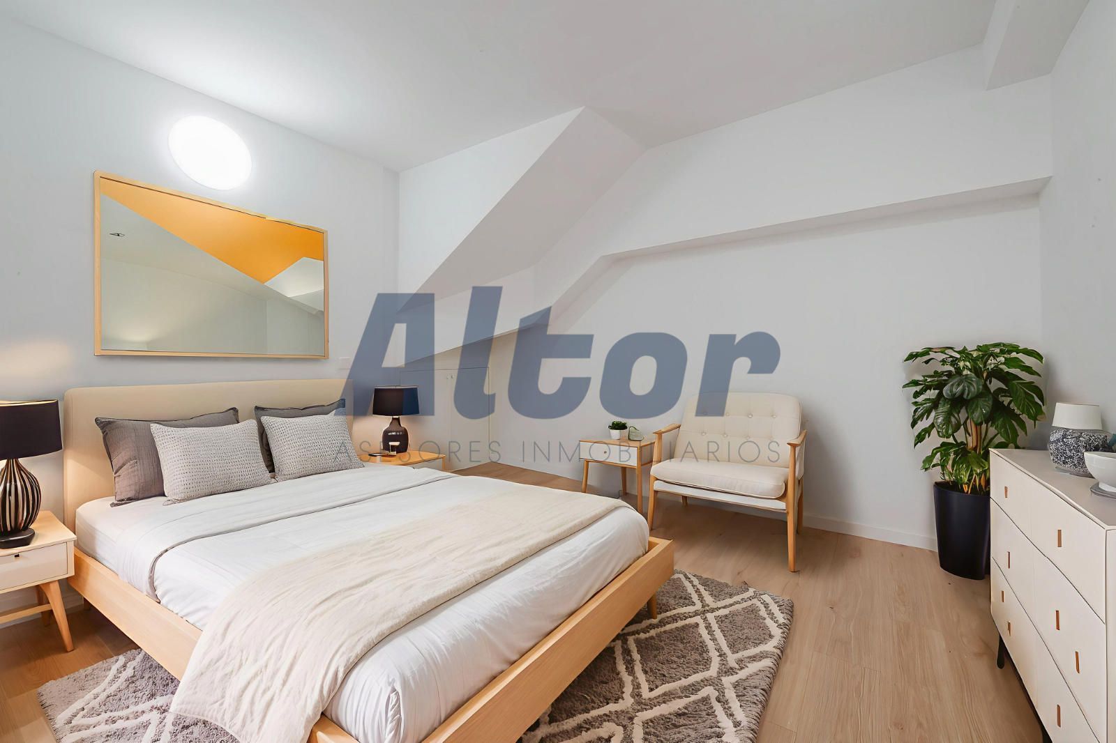 Bedroom of Flat for sale in  Madrid Capital