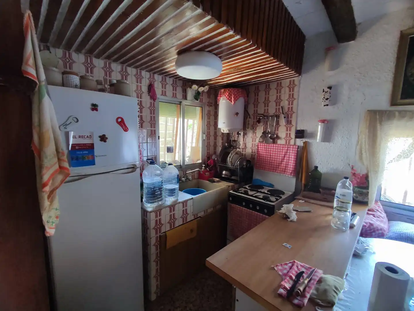 Cocina de Finca rústica en venta en Las Peñas de Riglos con Trastero, Amueblado y Balcón