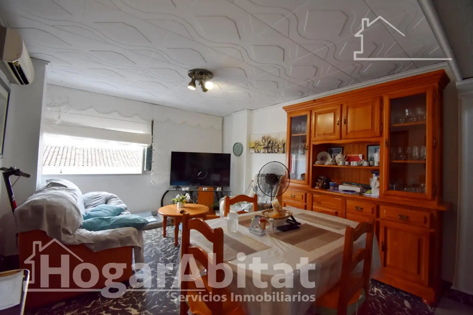 Sala de estar de Piso en venta en Almoines con Aire acondicionado