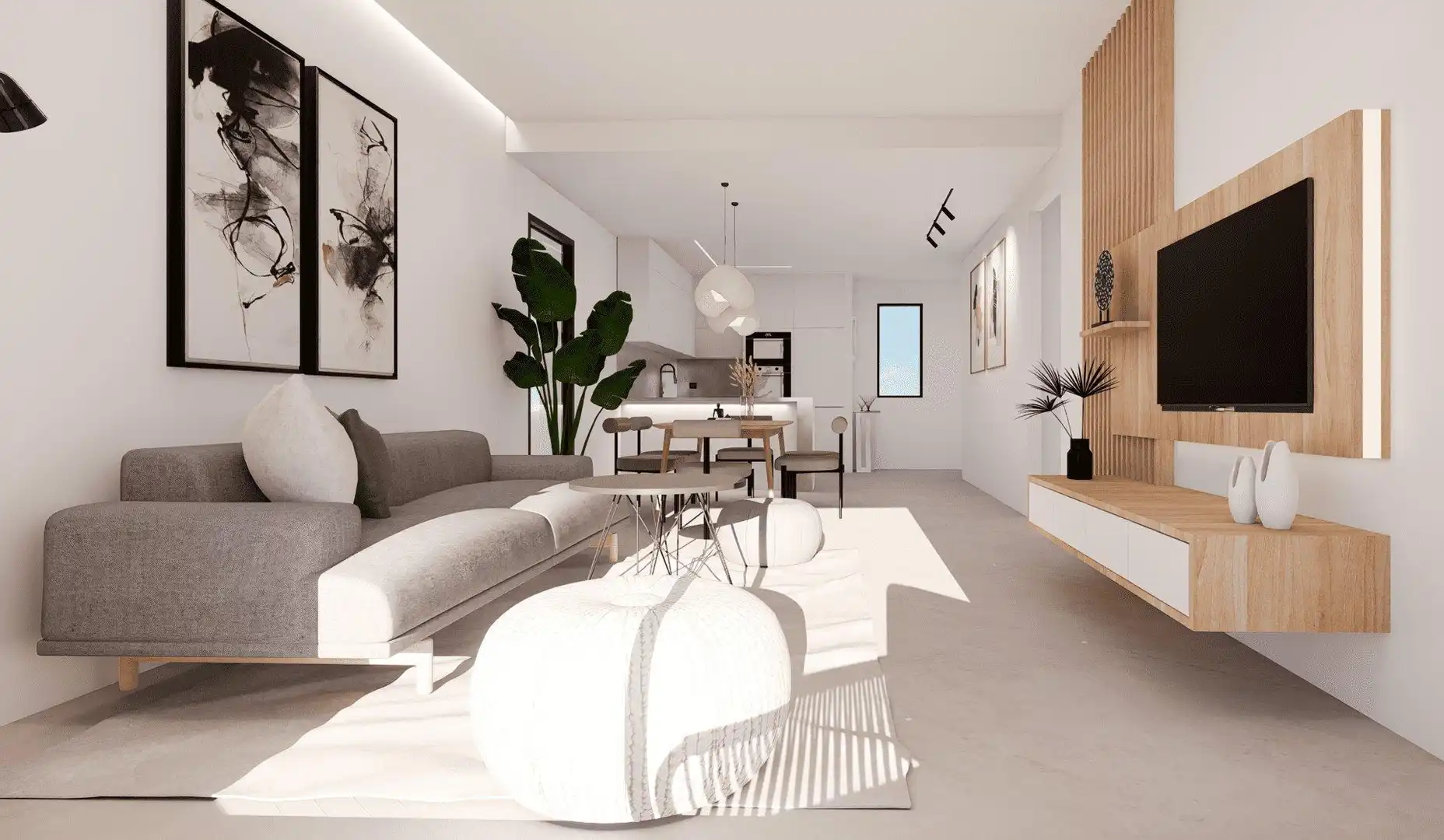 Living room of Apartments for sale in Finestrat  with Community pool
