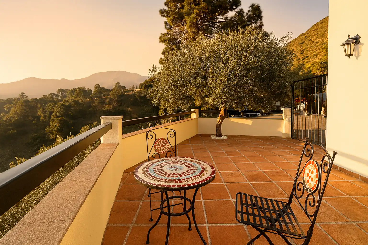 Terraza de Casa o chalet en venta en Istán con Aire acondicionado, Jardín privado y Piscina