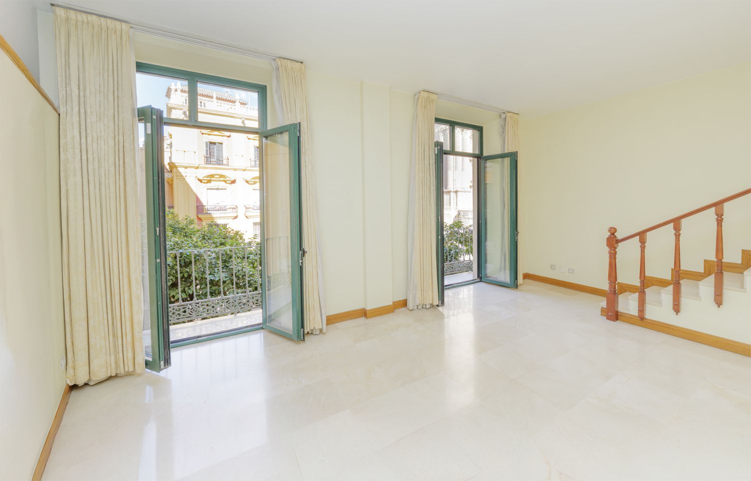 Sala d'estar de Pis en venda en Málaga Capital amb Calefacció i Balcó