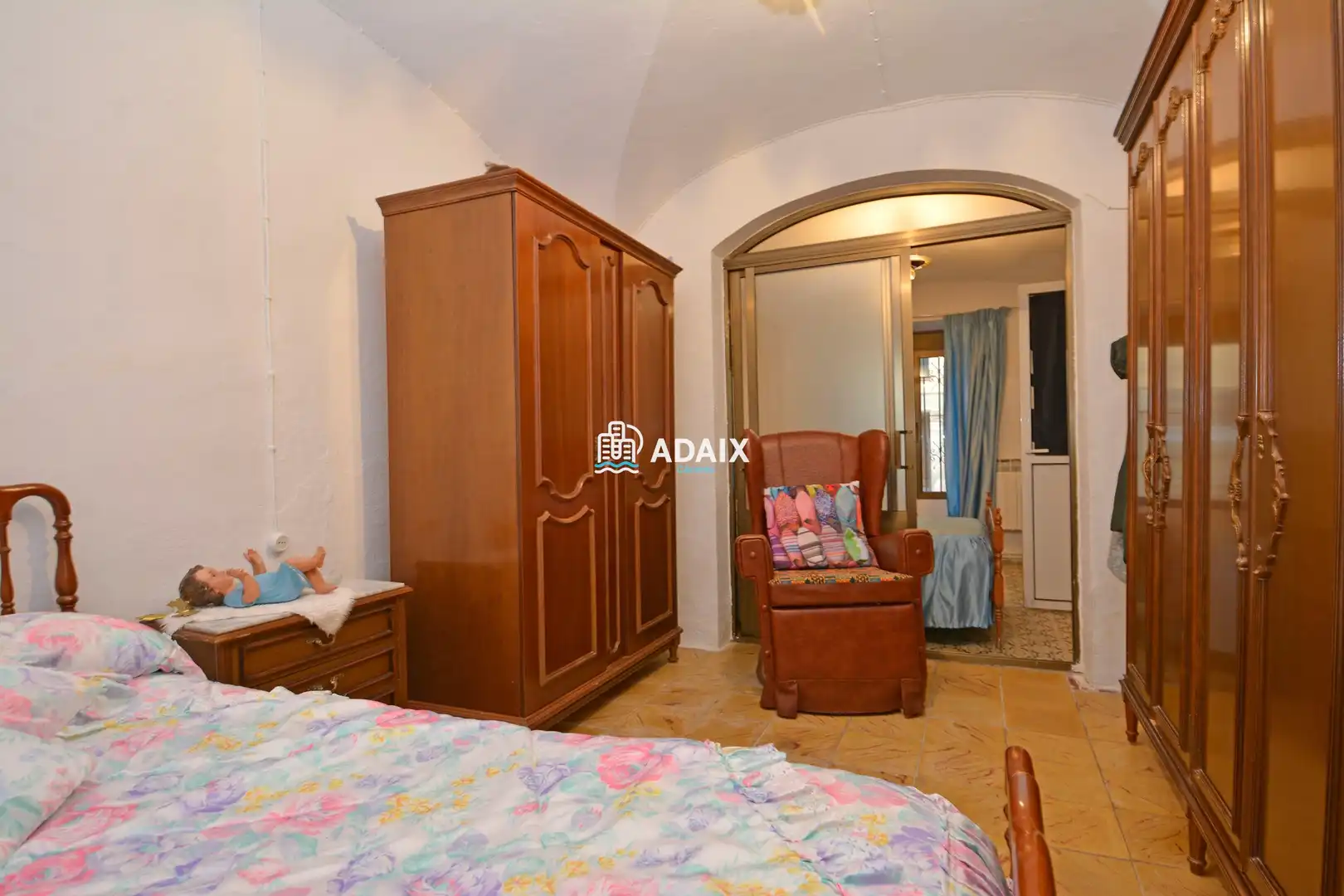 Dormitori de Casa adosada en venda en Aldea del Cano amb Calefacció, Terrassa i Traster