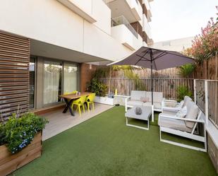 Terrace of Flat for sale in  Granada Capital  with Air Conditioner, Heating and Private garden
