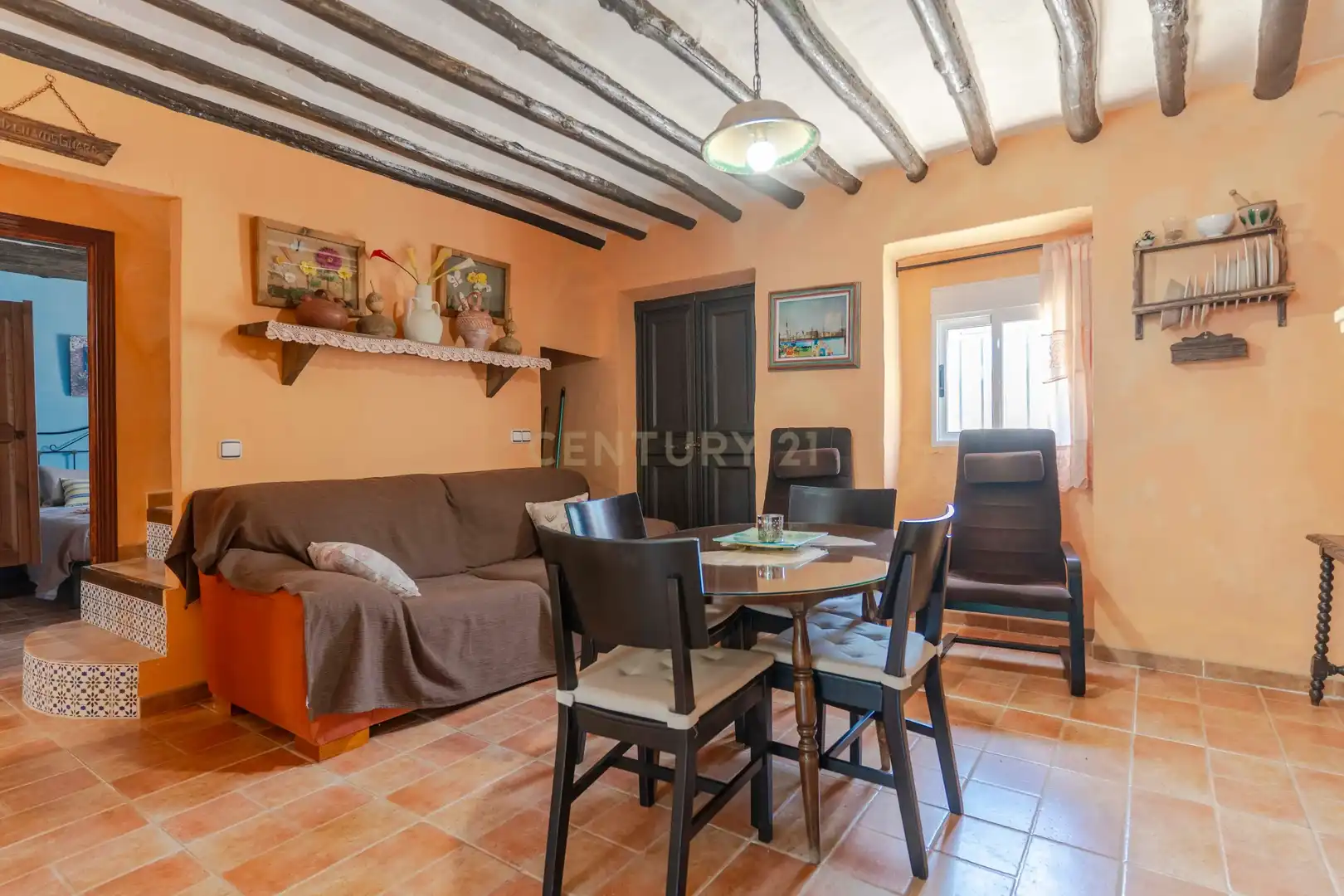 Sala de estar de Casa o chalet en venta en Colomera con Jardín privado, Trastero y Piscina