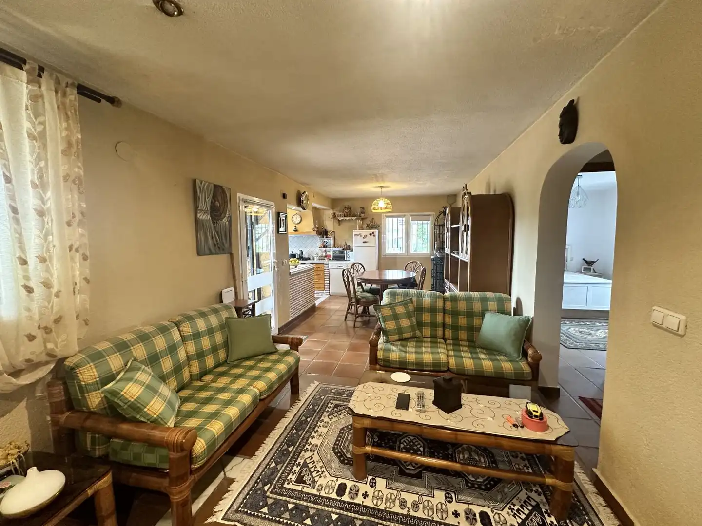 Living room of Houses for sale in Alfara de la Baronia  with Heating, Private garden and Terrace