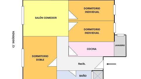 Foto 2 de Piso en venta en Carrer de Sigüenza, El Carmel, Barcelona Capital