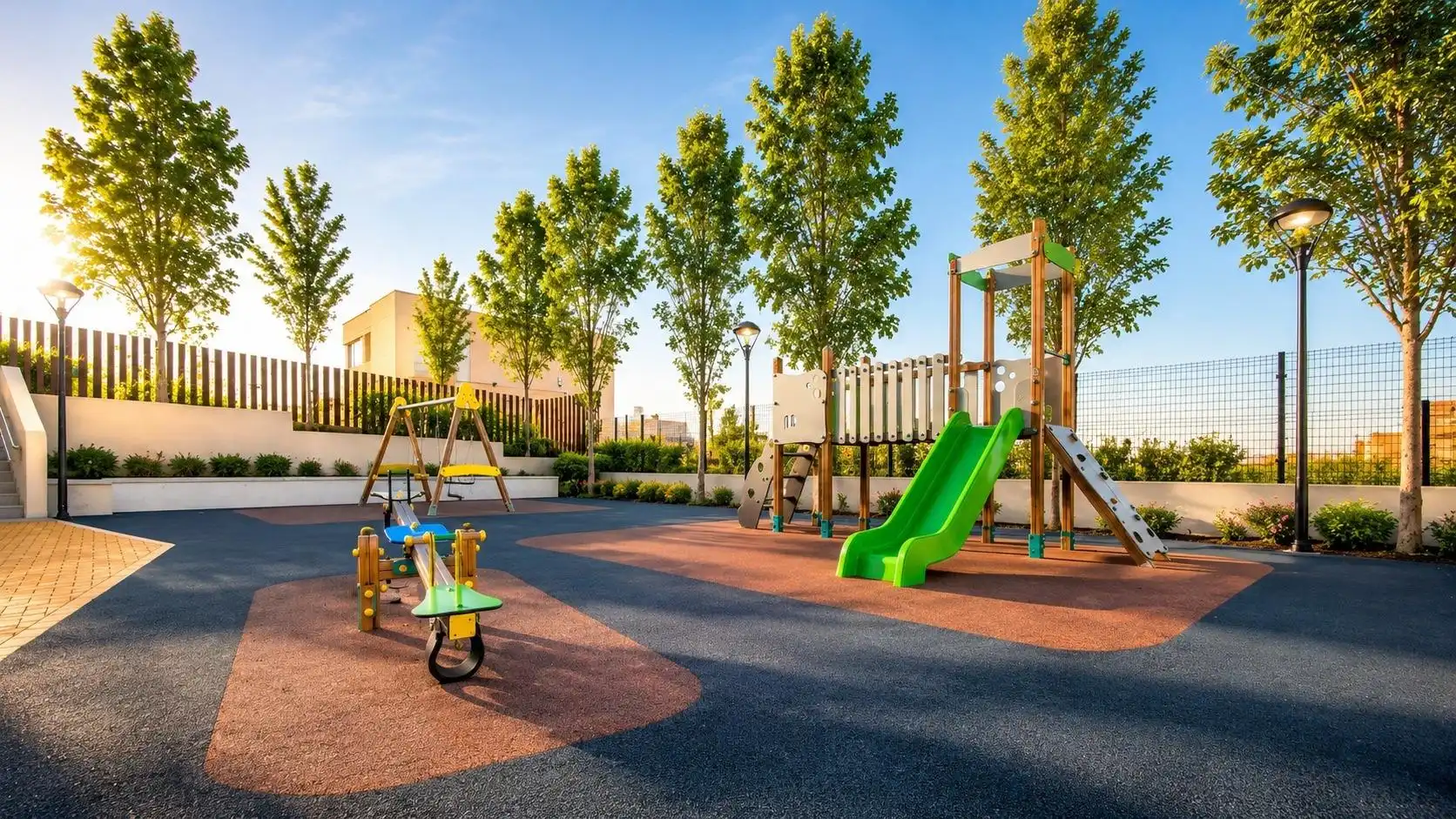 Vista exterior de Àtic en venda en Almería amb Aire condicionat, Jardí privat i Terrassa