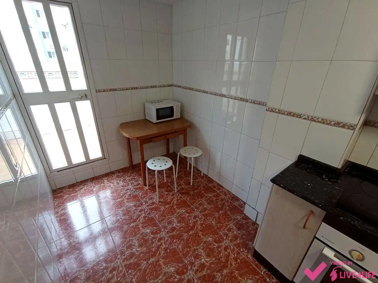 Küche von Wohnung zur Miete in Valencia mit Terrasse und Möbliert
