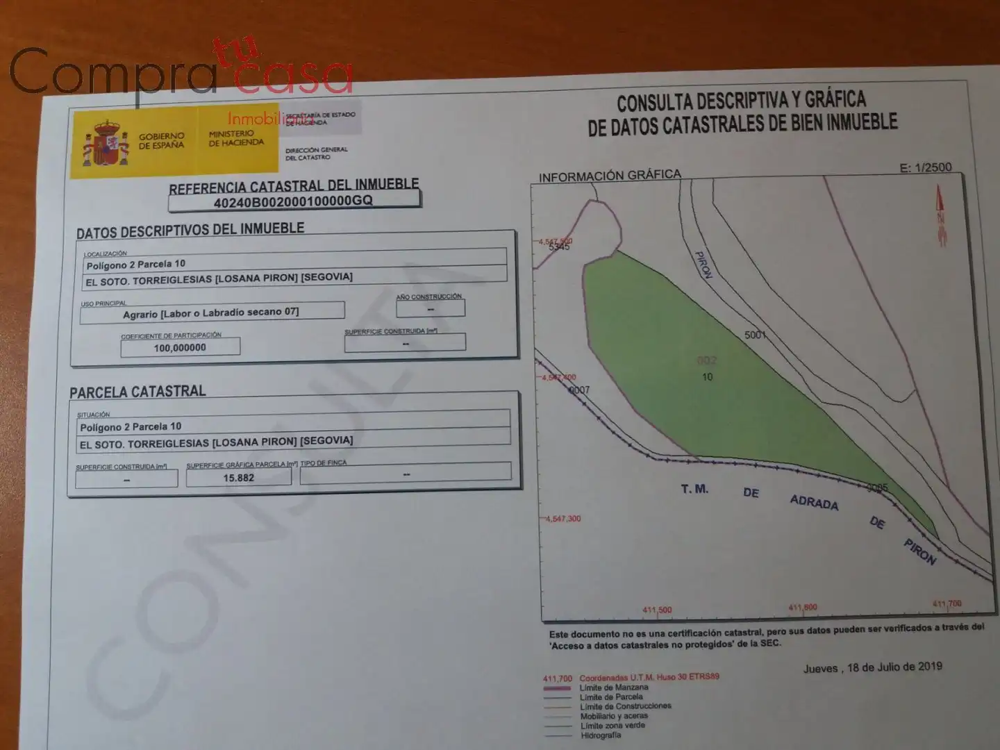 Casa rústica en venta en Torreiglesias, imagen 2