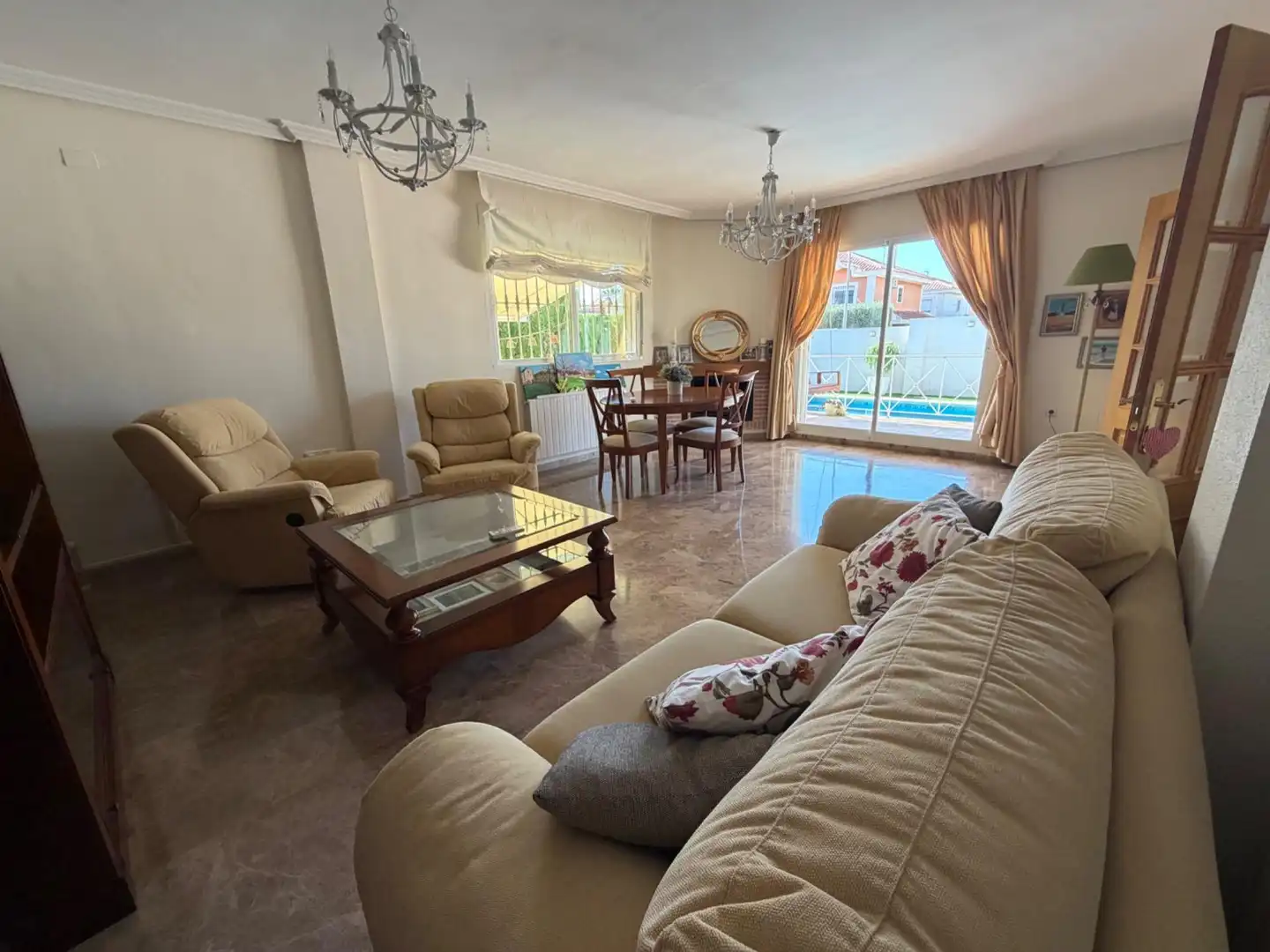 Living room of Houses for sale in Molina de Segura  with Air Conditioner, Heating and Terrace