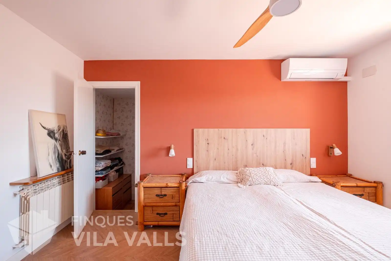 Bedroom of Flat for sale in Lliçà d'Amunt  with Air Conditioner, Heating and Private garden