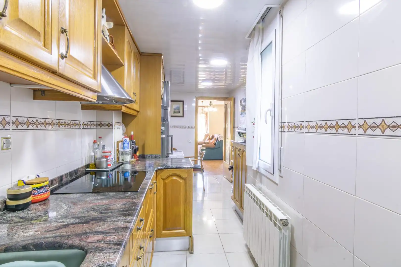 Küche von Dachboden zum Verkauf in Terrassa mit Terrasse und Balkon