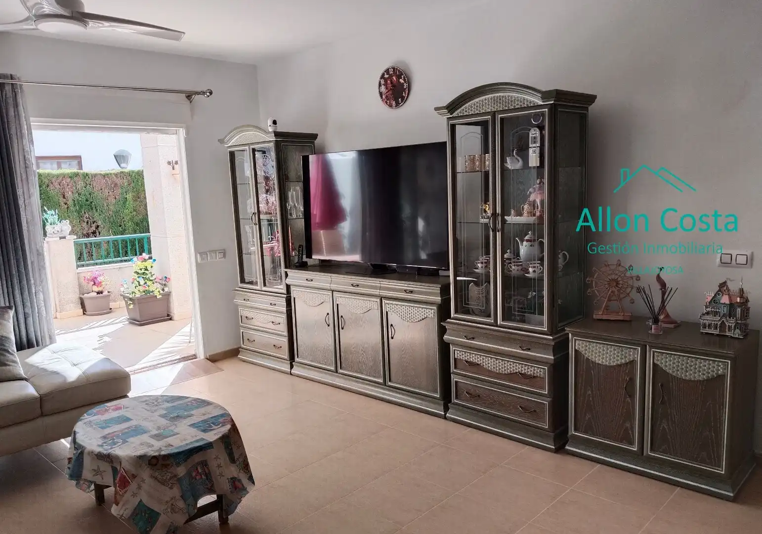 Living room of Flat for rent in Altea  with Air Conditioner, Terrace and Furnished