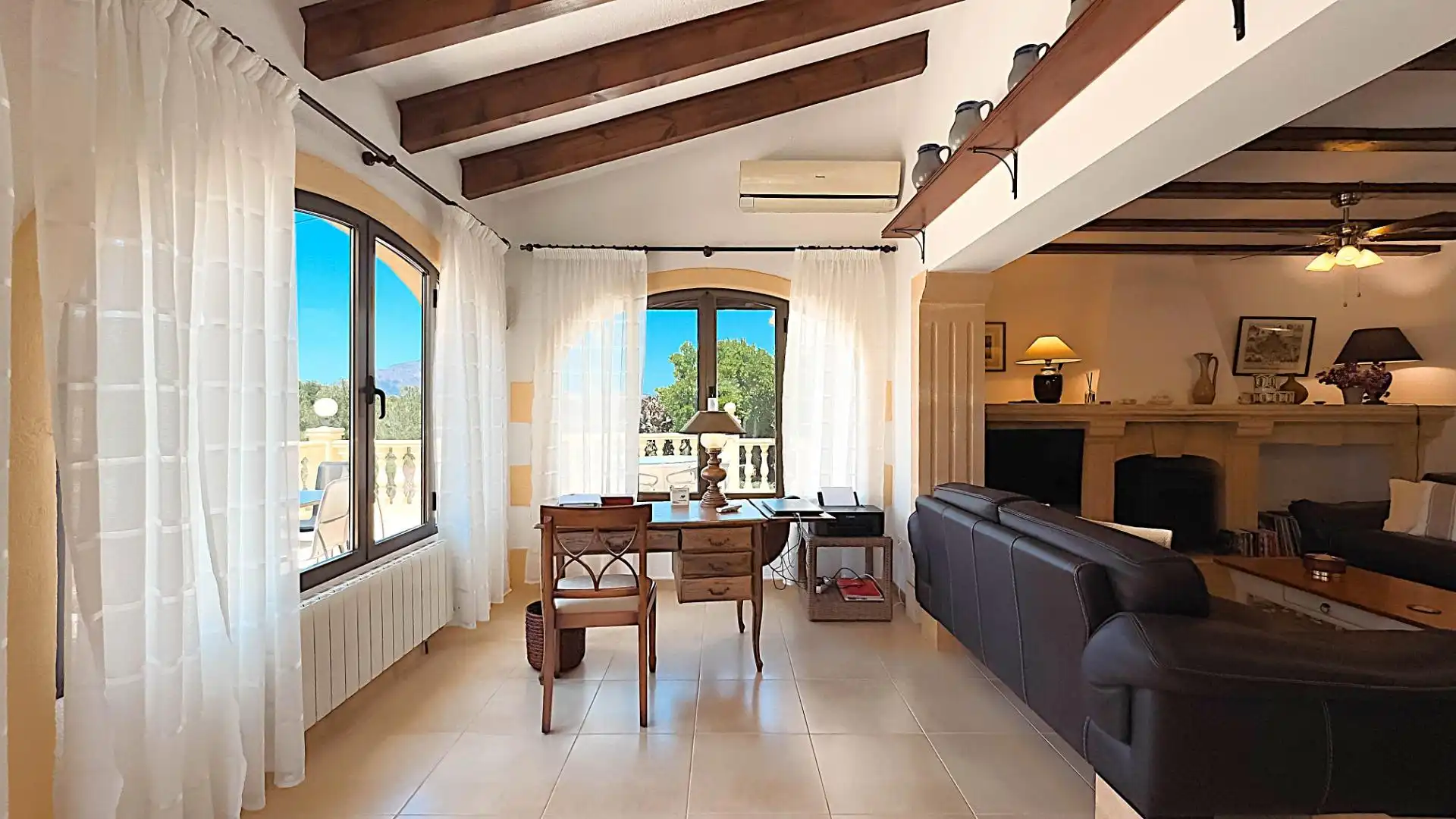 Living room of Houses for sale in Jávea / Xàbia  with Air Conditioner, Heating and Private garden