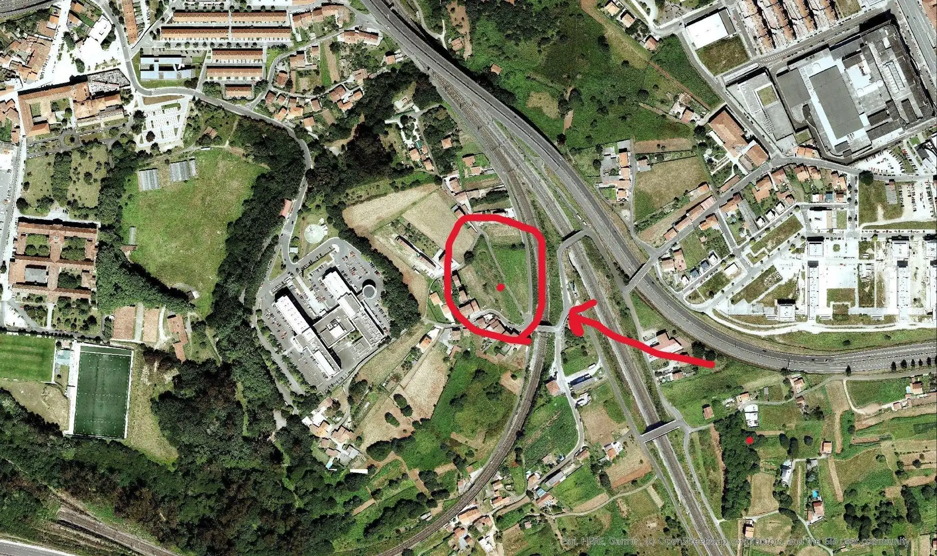 Exterior view of Residential for sale in Santiago de Compostela 