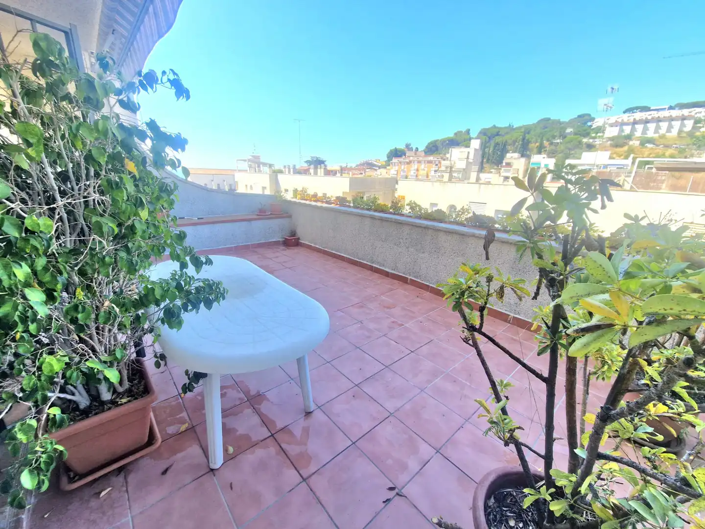 Terraza de Casa adosada en venta en Caldes d'Estrac con Calefacción, Jardín privado y Parquet