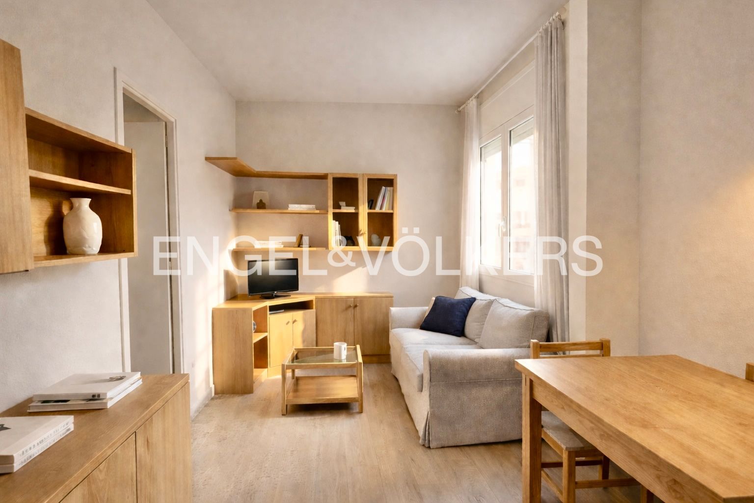 Wohnzimmer von Wohnung zum Verkauf in  Barcelona Capital mit Heizung