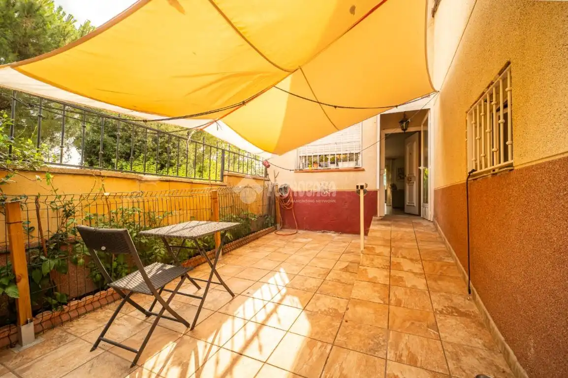 Terraza de Casa adosada en venta en Rivas-Vaciamadrid con Aire acondicionado, Calefacción y Jardín privado