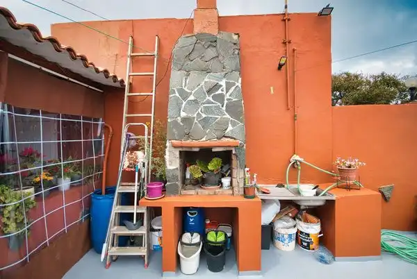 Terraza de Finca rústica en venta en Santa María de Guía de Gran Canaria con Jardín privado, Trastero y Piscina