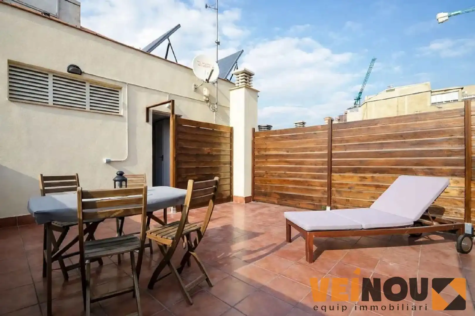 Terraza de Ático en venta en Badalona con Aire acondicionado, Calefacción y Parquet