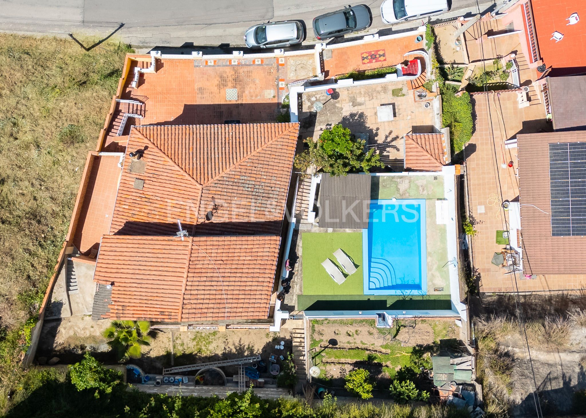 Exterior view of House or chalet for sale in Sant Cebrià de Vallalta  with Air Conditioner, Heating and Private garden