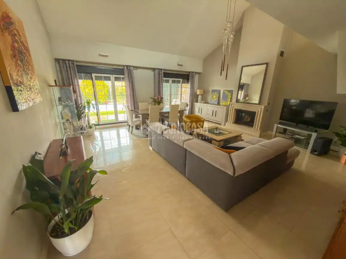 Living room of Detached homes for sale in Collado Villalba  with Air Conditioner, Heating and Terrace