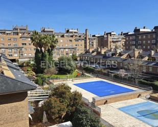 Vista exterior de Apartament de lloguer en San Sebastián de los Reyes amb Aire condicionat i Piscina