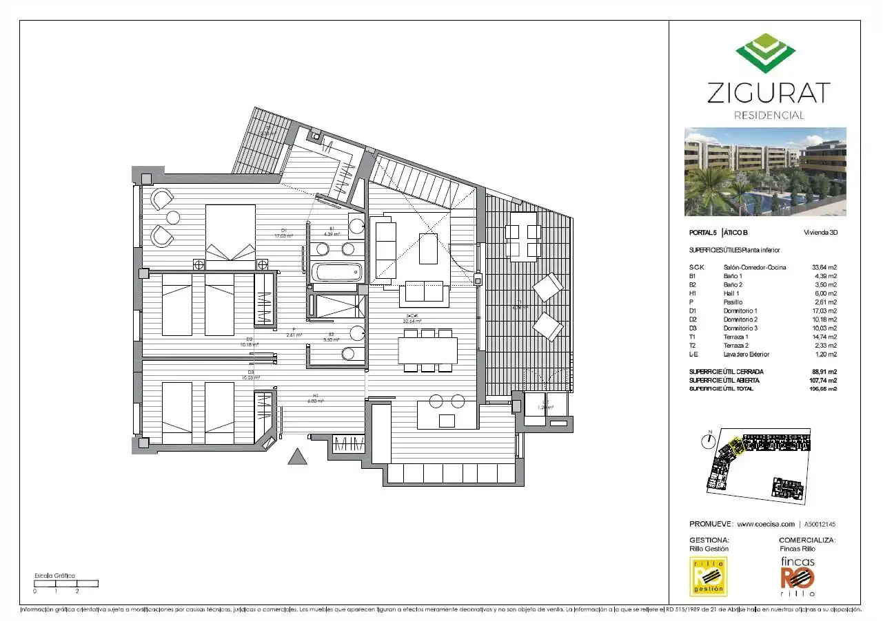 Attic for sale in Zaragoza  with Terrace and Storage room