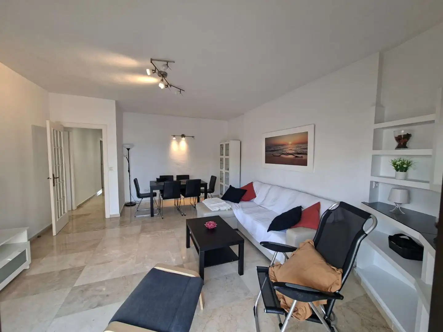 Living room of Flat for rent in Fuengirola  with Air Conditioner, Terrace and Swimming Pool