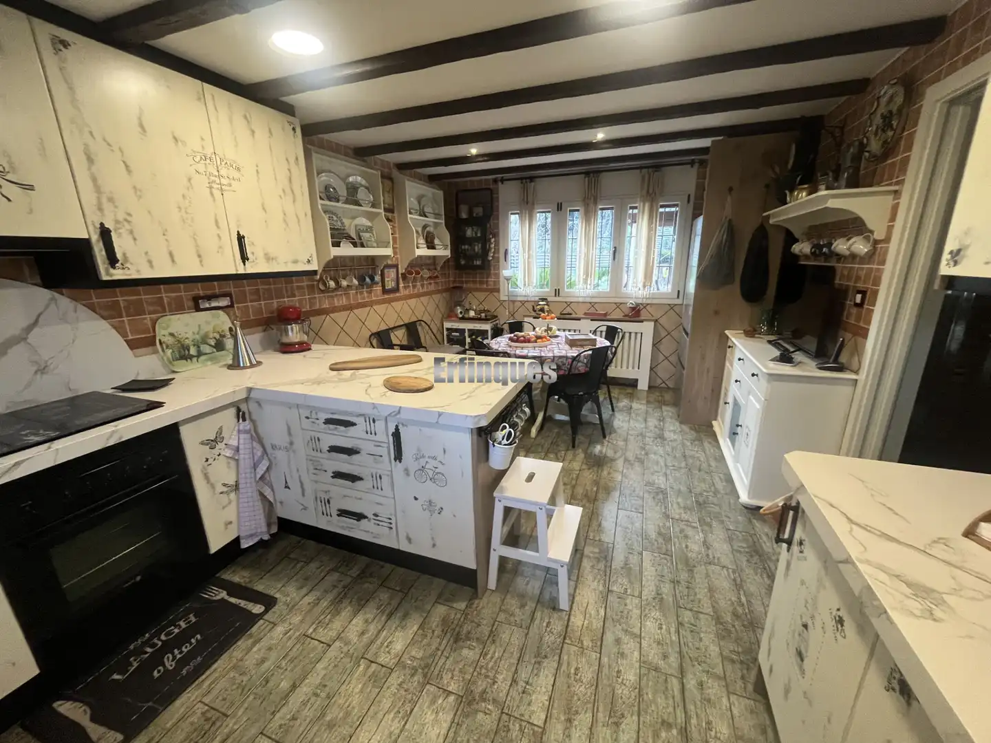 Küche von Haus oder Chalet zum Verkauf in Rubí mit Klimaanlage, Heizung und Privatgarten