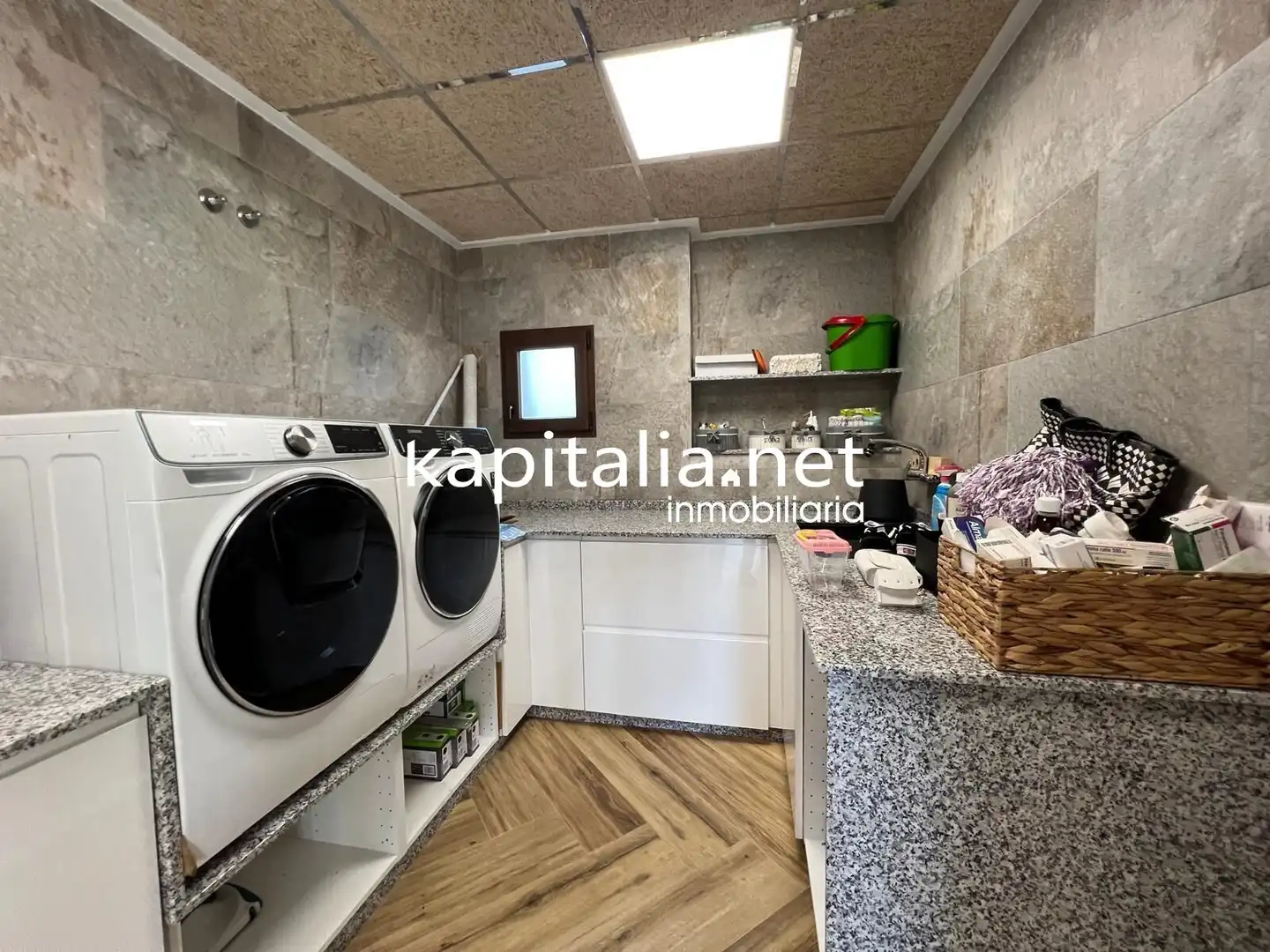 Cuina de Casa o xalet en venda en L'Olleria amb Calefacció, Jardí privat i Terrassa
