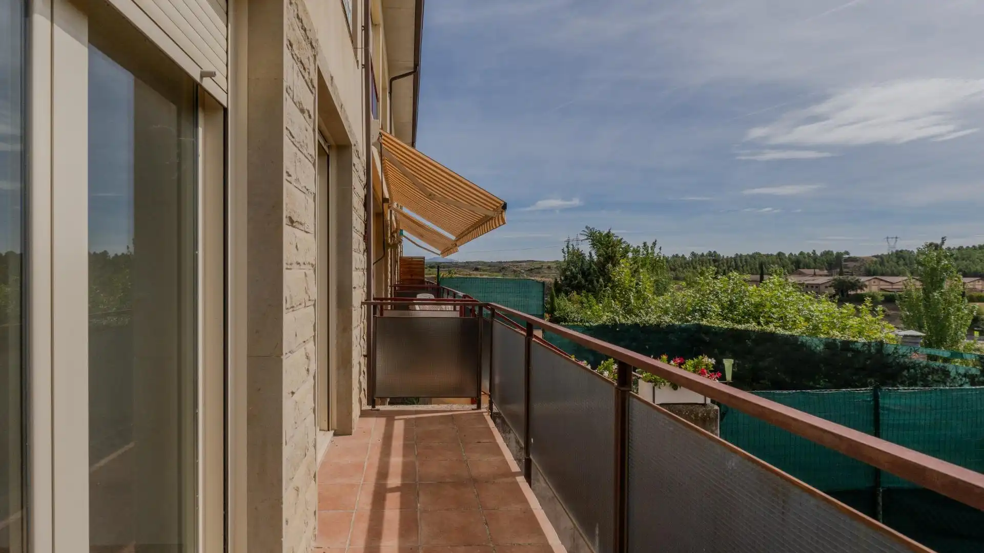 Terrace of Single-family semi-detached for sale in Elciego  with Private garden, Parquet flooring and Balcony