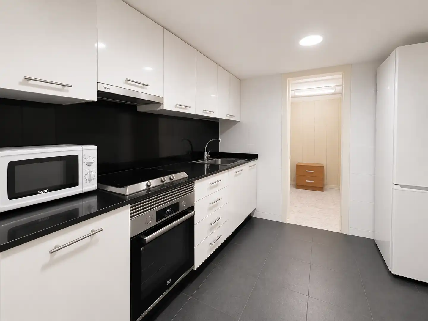 Küche von Maisonette zum Verkauf in Barcelona mit Möbliert