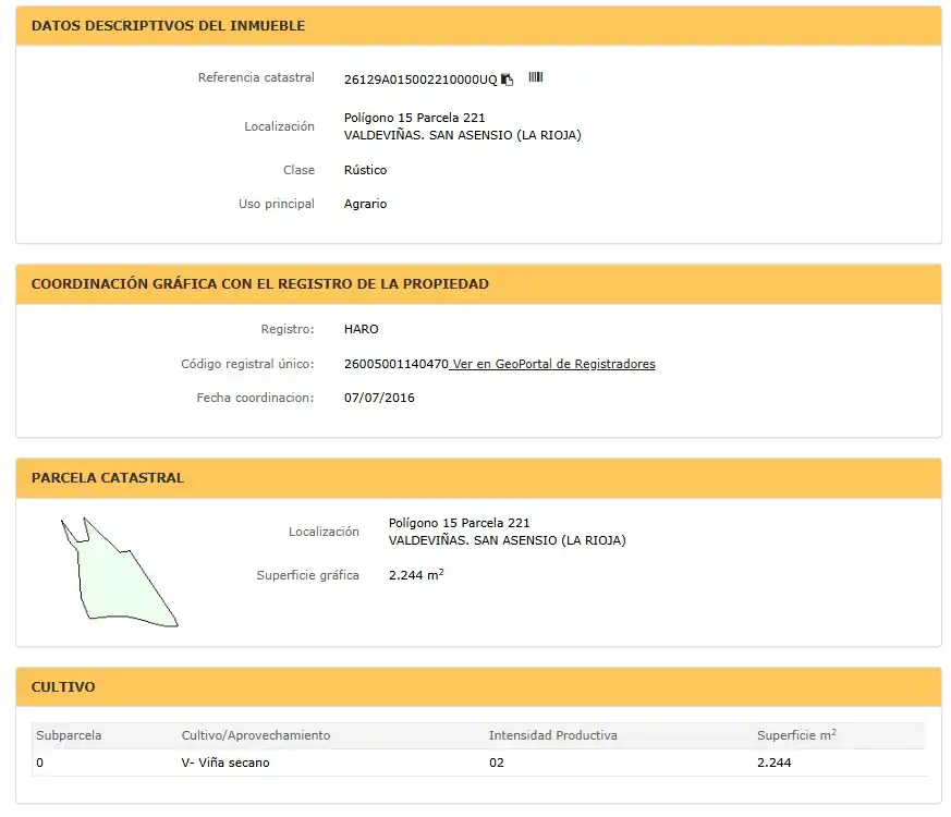 Terreno rústico en venta en San Asensio, imagen 5