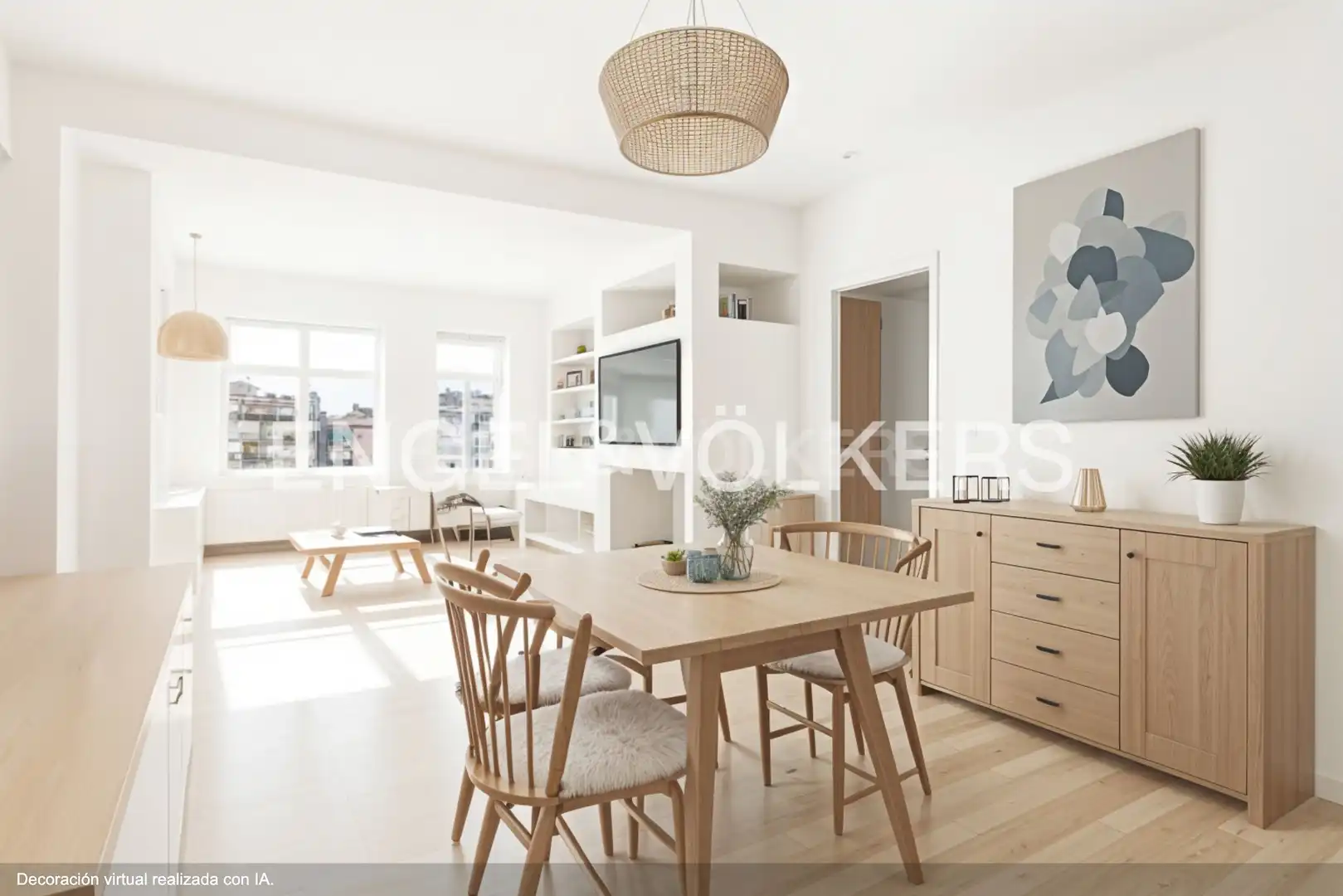 Sala de estar de Piso en venta en Barcelona con Aire acondicionado, Calefacción y Parquet