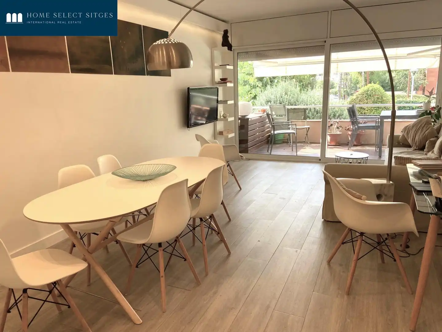 Dining room of Apartments for rent in Sitges  with Air Conditioner, Heating and Private garden