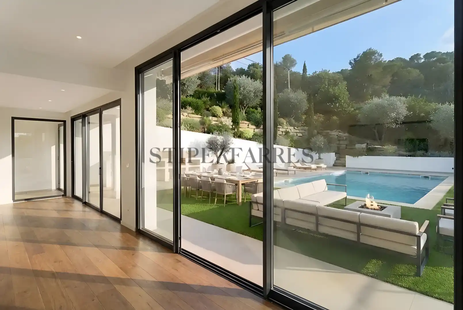 Vista exterior de Casa o xalet en venda en Sant Andreu de Llavaneres amb Aire condicionat, Calefacció i Jardí privat