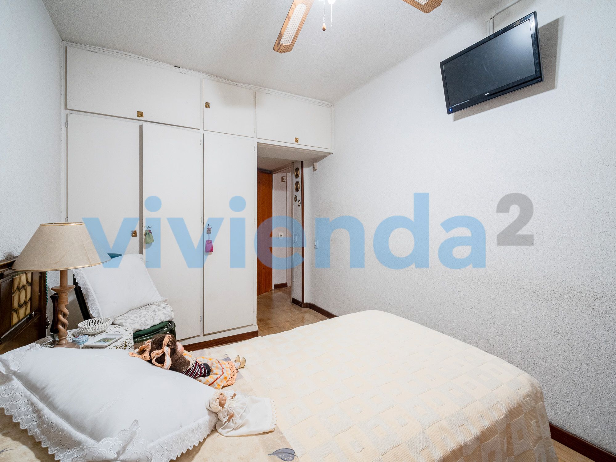 Bedroom of Flat for sale in  Madrid Capital  with Air Conditioner and Heating