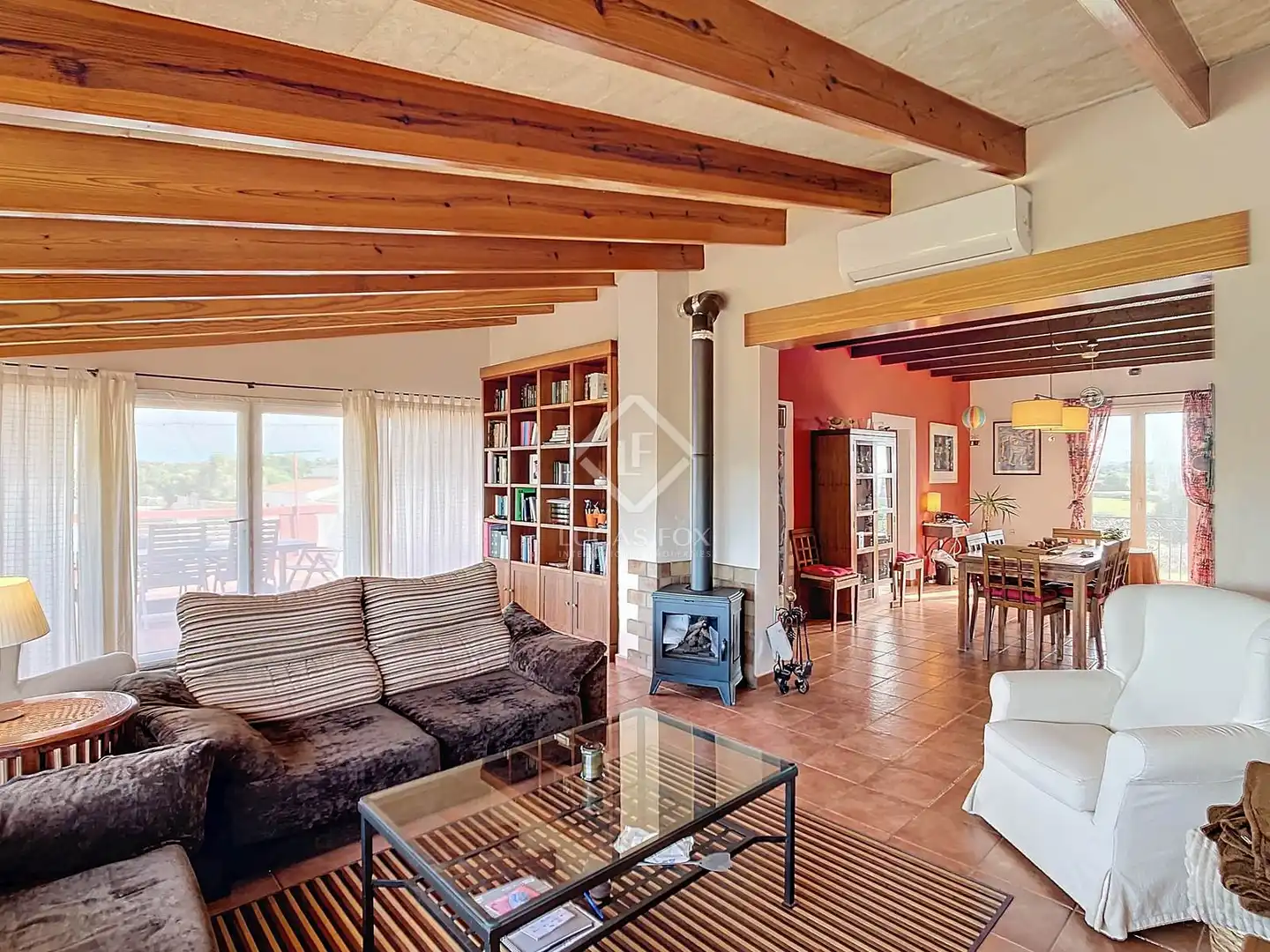 Living room of Country homes for sale in Ciutadella de Menorca  with Air Conditioner, Heating and Private garden