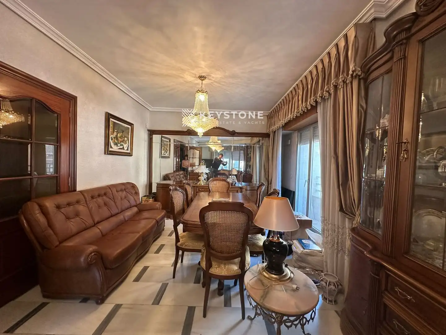 Dining room of Flat for sale in Alicante / Alacant  with Heating, Terrace and Furnished