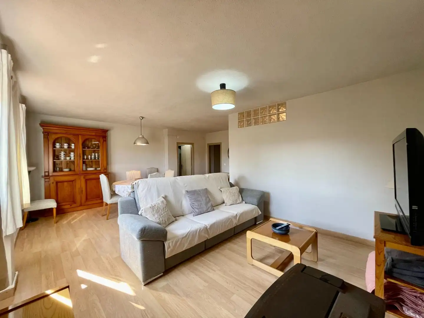 Living room of Flat for rent in Alcalá de la Selva  with Heating, Terrace and Storage room