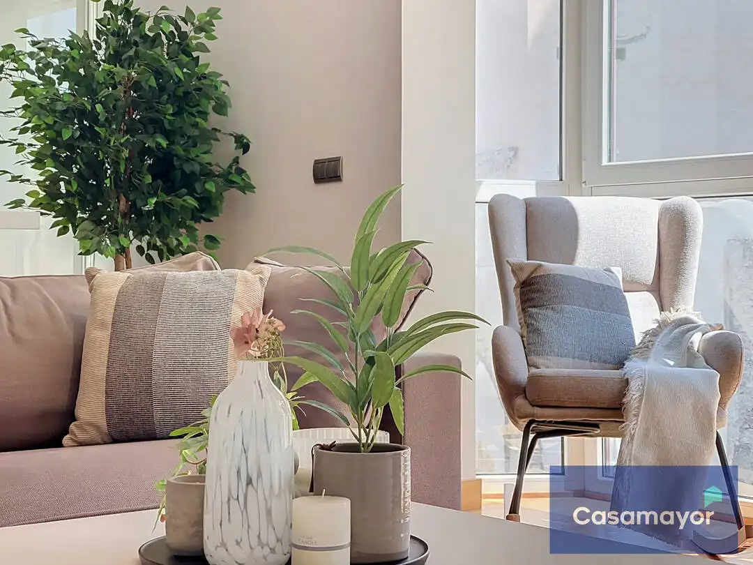 Sala de estar de Piso en venta en Alicante / Alacant con Aire acondicionado, Calefacción y Trastero