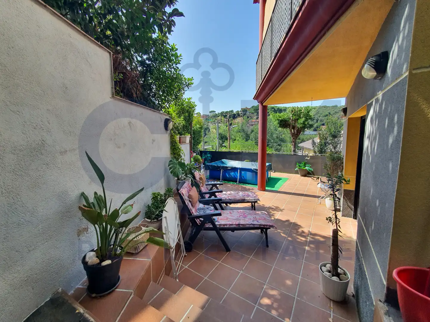 Terraza de Casa o chalet en venta en Vallgorguina con Aire acondicionado, Calefacción y Jardín privado
