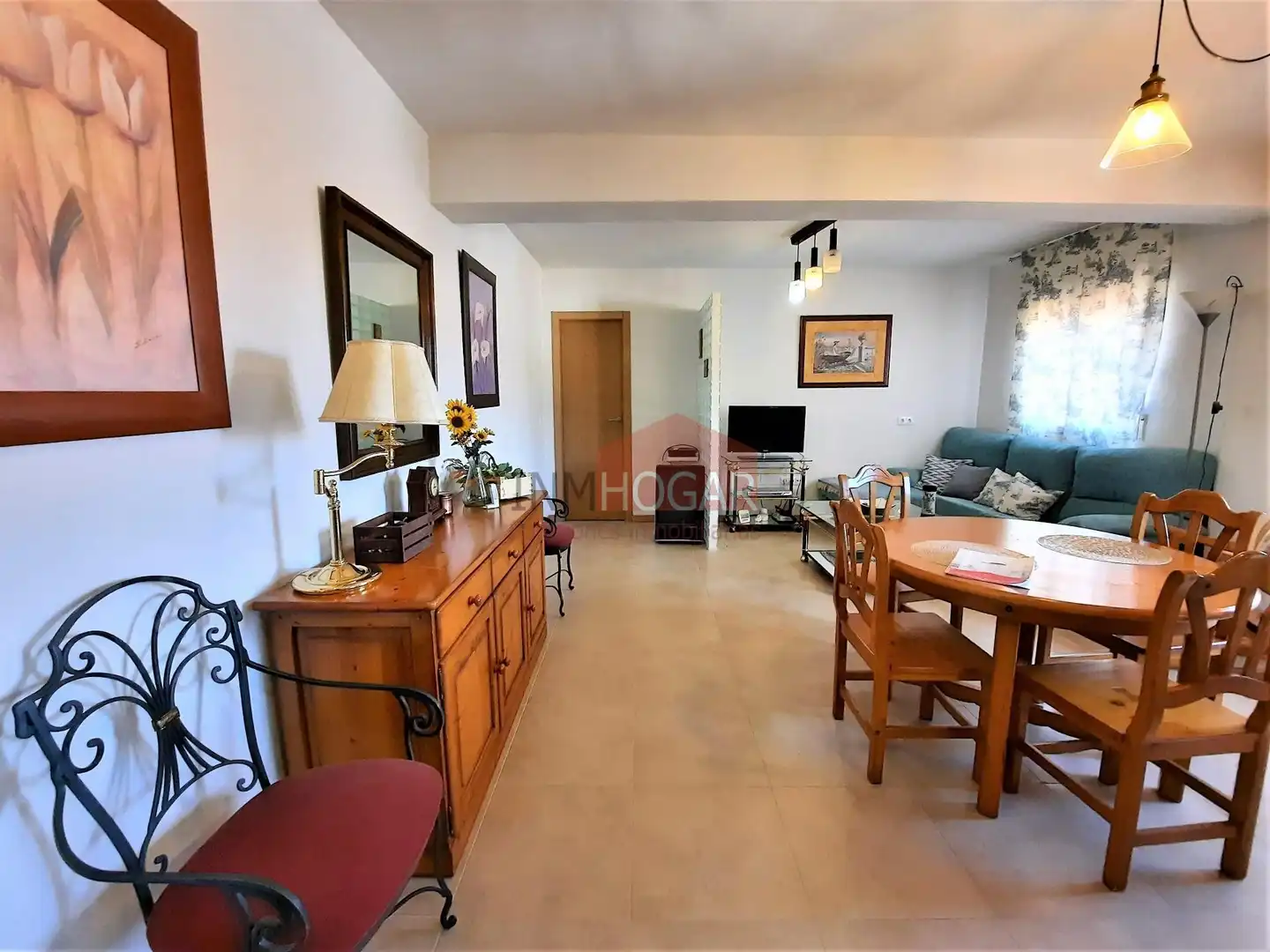 Living room of Flat for sale in Navaluenga  with Heating, Terrace and Balcony