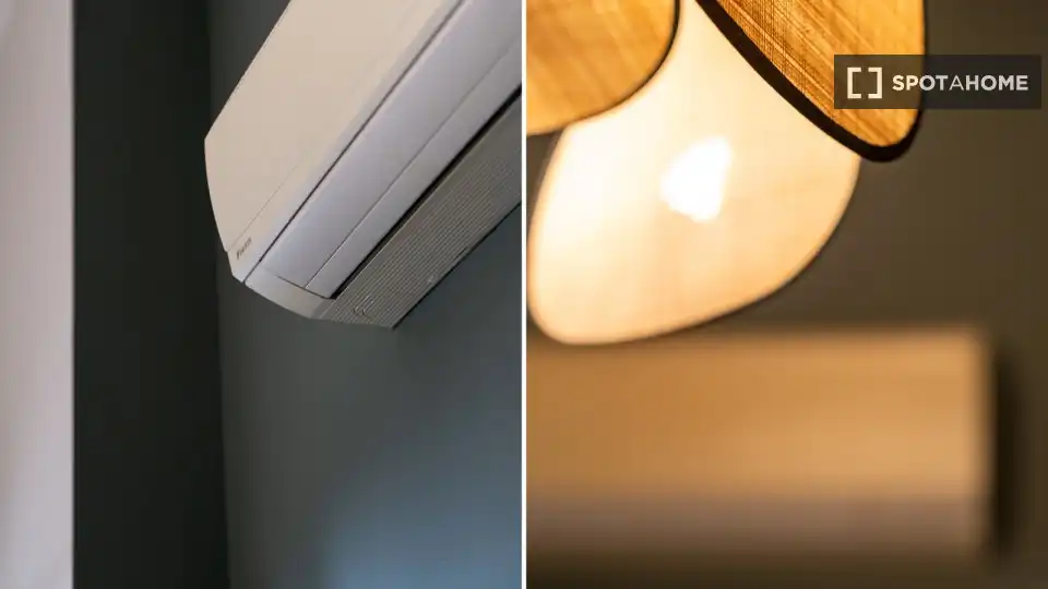 Vista exterior de Piso de alquiler en Barcelona con Aire acondicionado, Calefacción y Amueblado