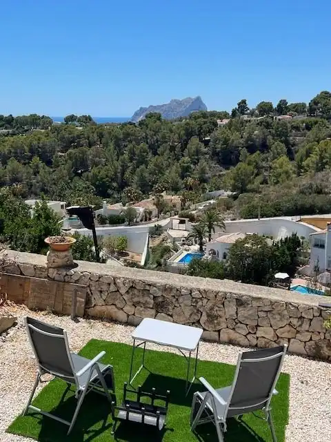 Vista exterior de Piso en venta en Benissa con Aire acondicionado, Jardín privado y Terraza