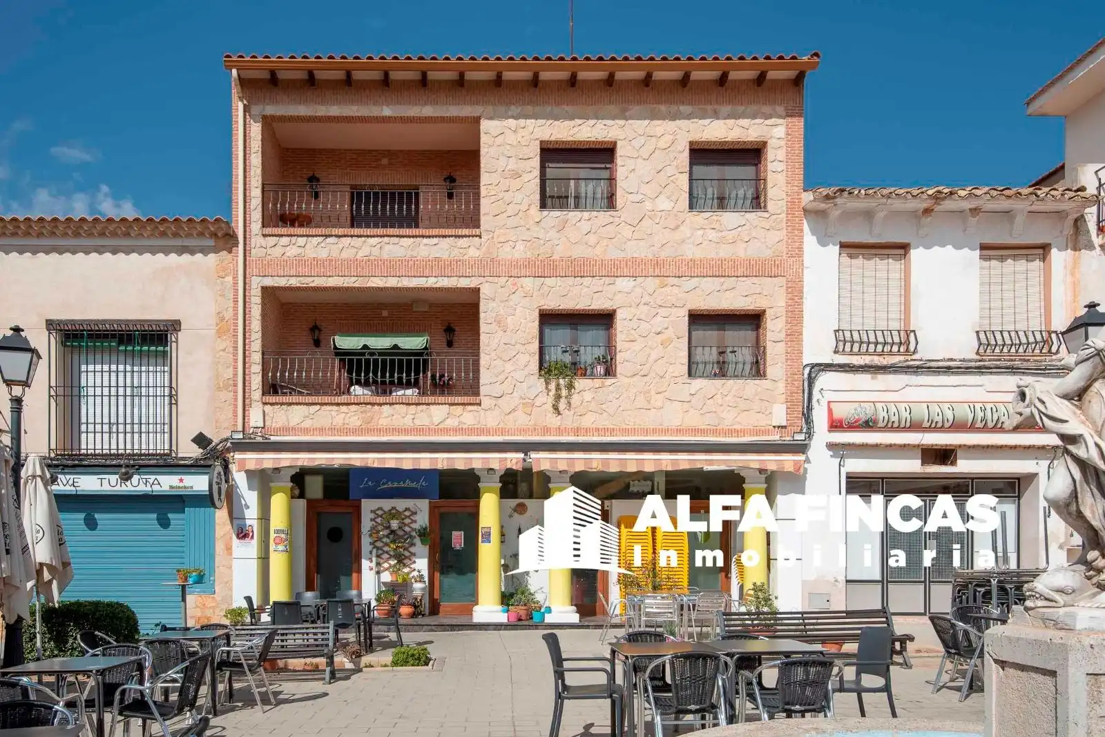 Exterior view of Houses for sale in Mota del Cuervo  with Air Conditioner, Heating and Balcony