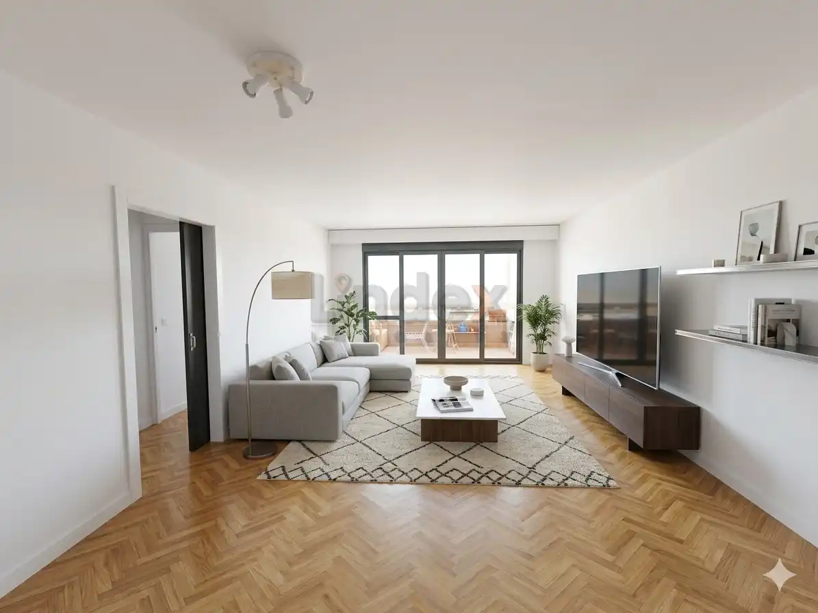Sala de estar de Piso en venta en Mataró con Calefacción, Horno y Balcón